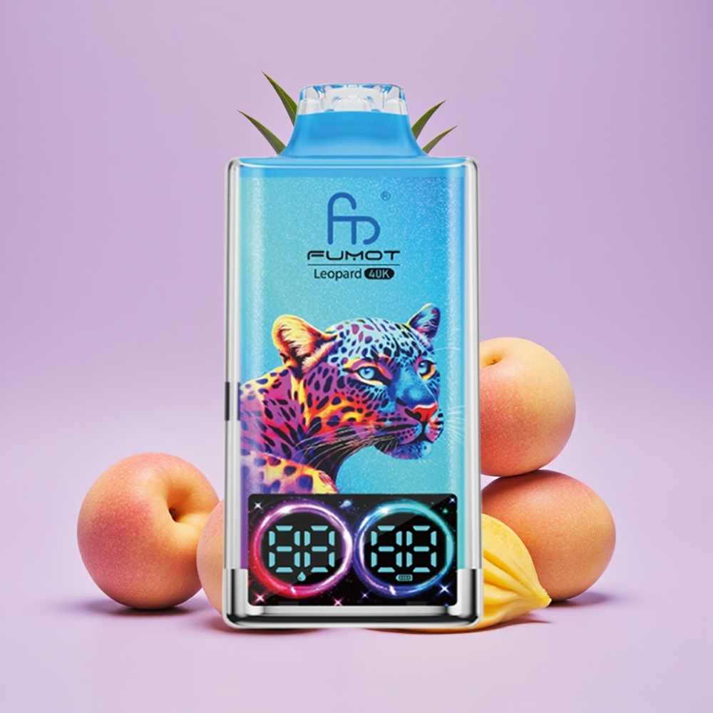 Fumot Leopard 40K Puffs Disposable Vape Broskev Mango Ananas s 700mAh Battery