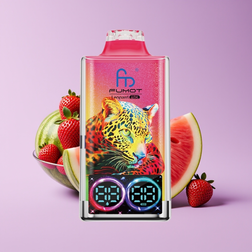 Fumot Leopard 40K Puffs Jednorázová Vape Jahoda Meloun s 700mAh Baterií