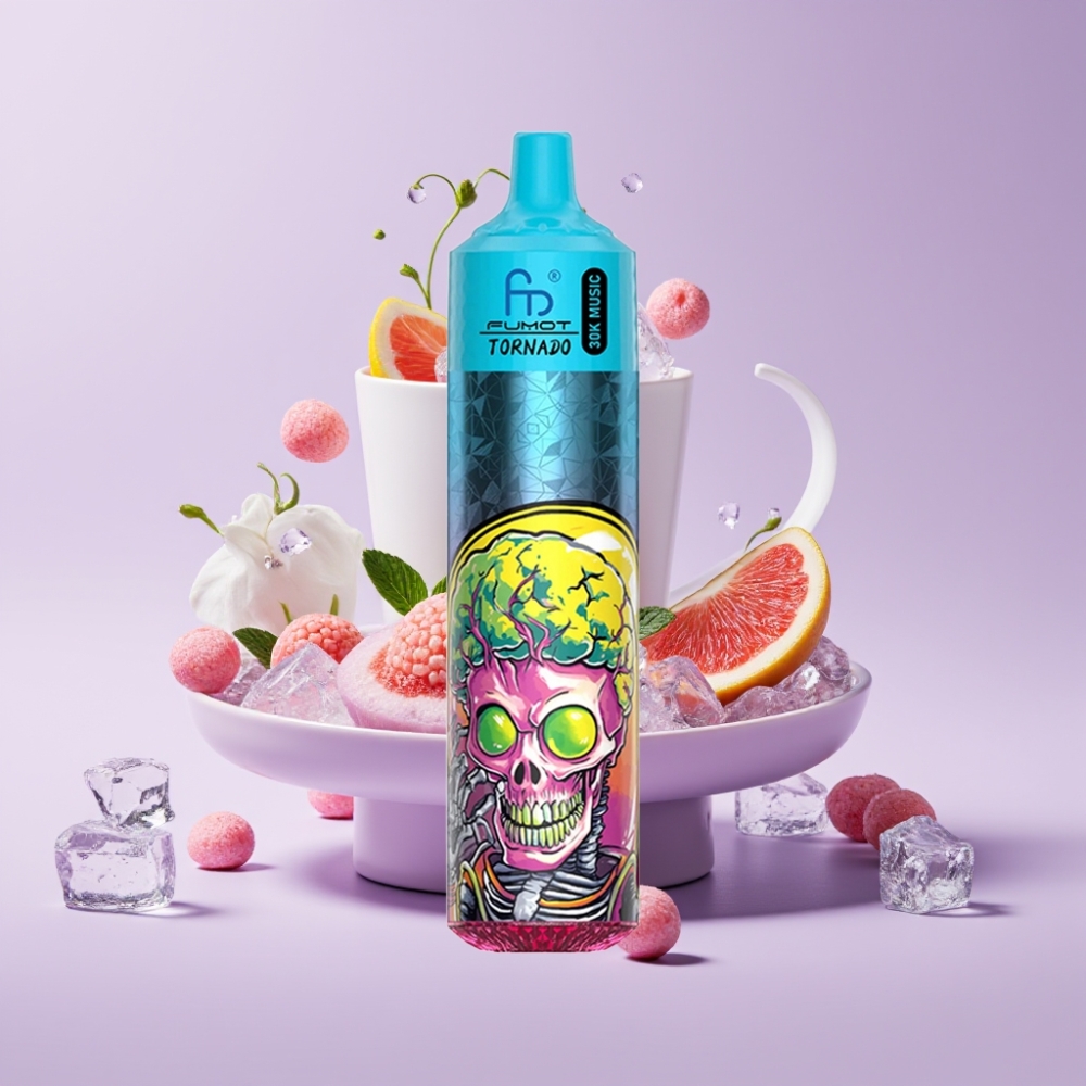 Fumot RandM Tornado 30000 Puffs Disposable Vape Mátový led s 30mL kapalinou