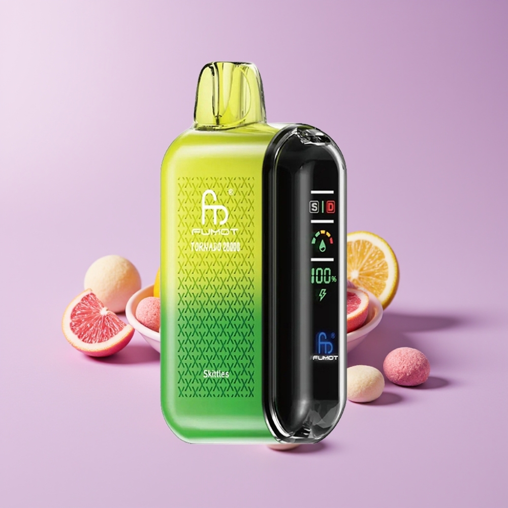 Fumot Tornado 20000 Puffs Disposable Vape Duha s 20ml E-kapalinou