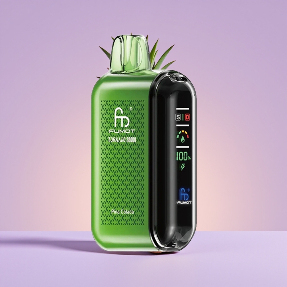 Fumot Tornado 20000 Puffs Jednorázová E-cigareta Ananas s Kokosem 20ml Dual Mesh