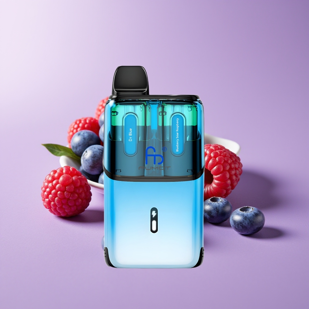 Fumot Ultra T32000 Disposable Vape Dr Blue - Borůvka Kyselá Malina s 800mAh baterií