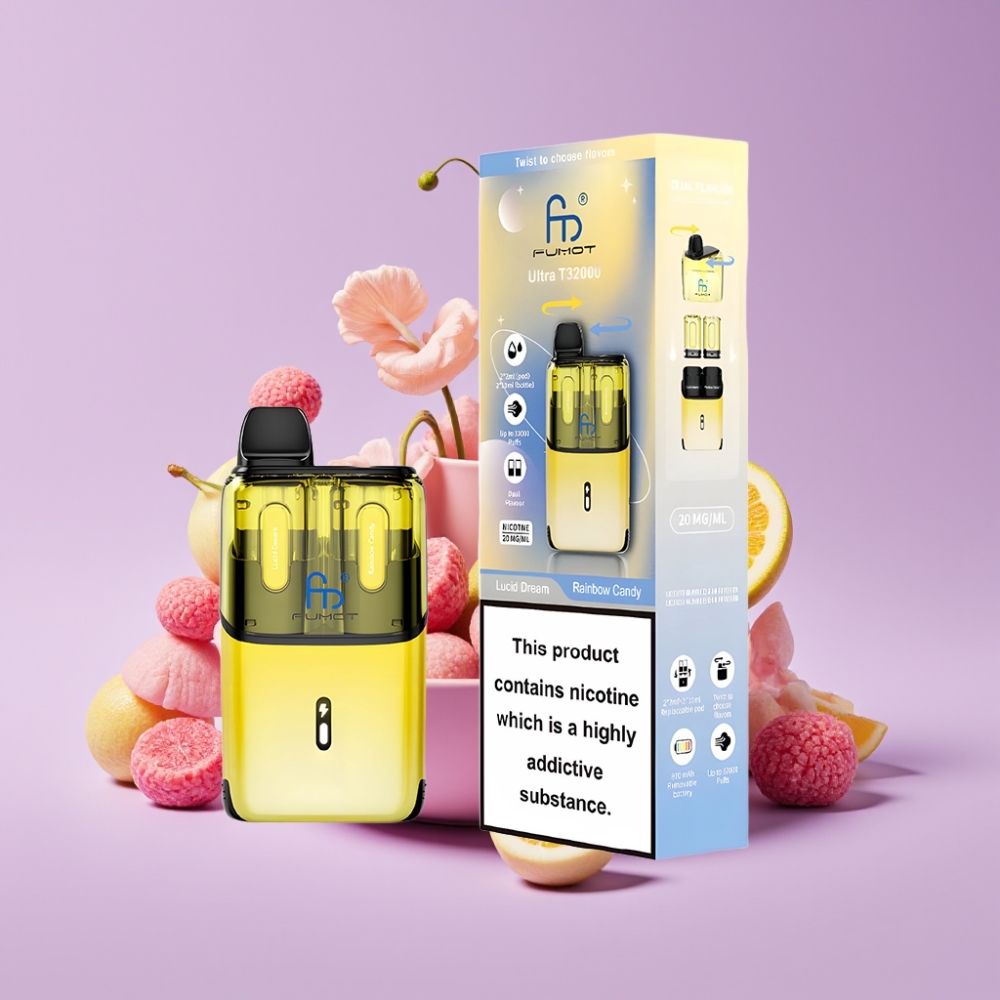 Fumot Ultra T32000 Disposable Vape Lucid Dream - Duhová Bonbón s 800mAh baterií