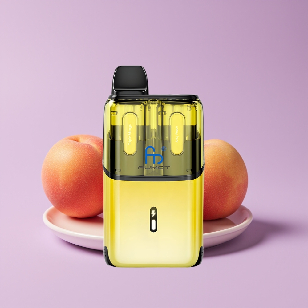 Fumot Ultra T32000 Disposable Vape Trojité Mango - Šťavnatá Broskev s 24ml náplní