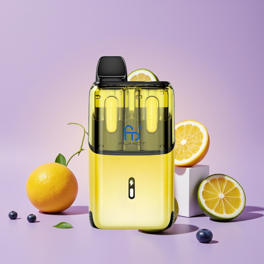 Fumot Ultra T32000 Disposable Vape Šumivý Citron & Limetka - Citron & Borůvka s 800mAh baterií