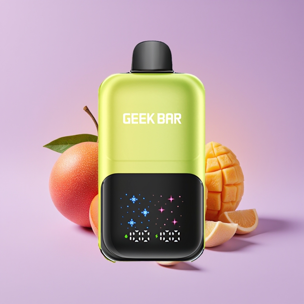 GEEK BAR 2GO 20ml 50000 Puffs Dvě Řady Disposable Vape Pen Mexické Mango Led