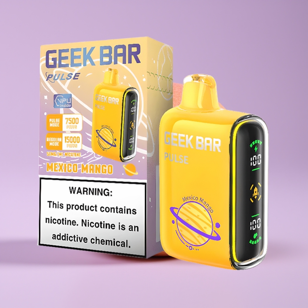 GEEK BAR Pulse 15000 Puffs Disposable Vape Planet Edition s 16ML kapacitou a 5% nikotinu