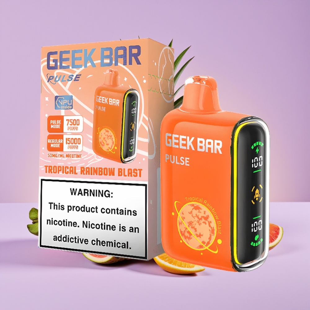 GEEK BAR Pulse 15000 Puffs Disposable Vape Planet Edition s 16ML kapacitou a 5% nikotinu