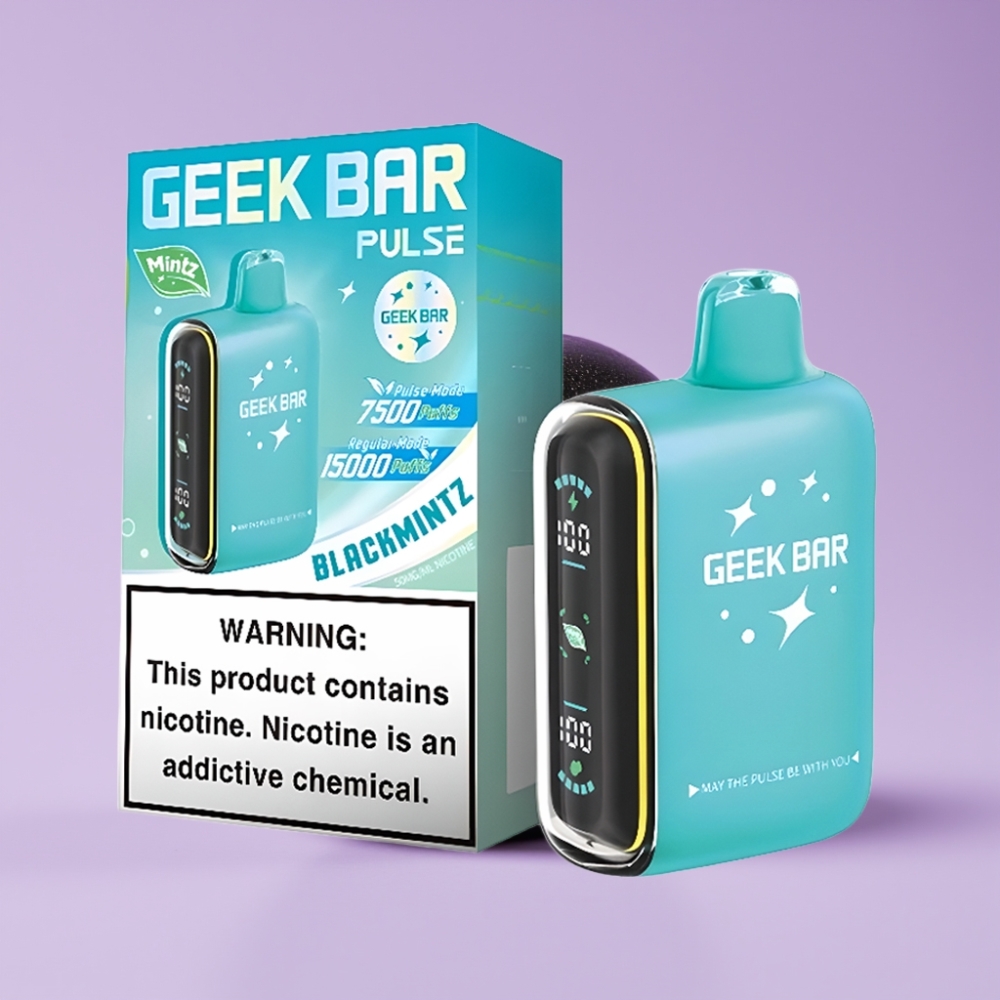GEEK BAR Pulse 15000 Puffs Jednorázová E-cigareta Mátová Edice s 16ML a USB Type-C