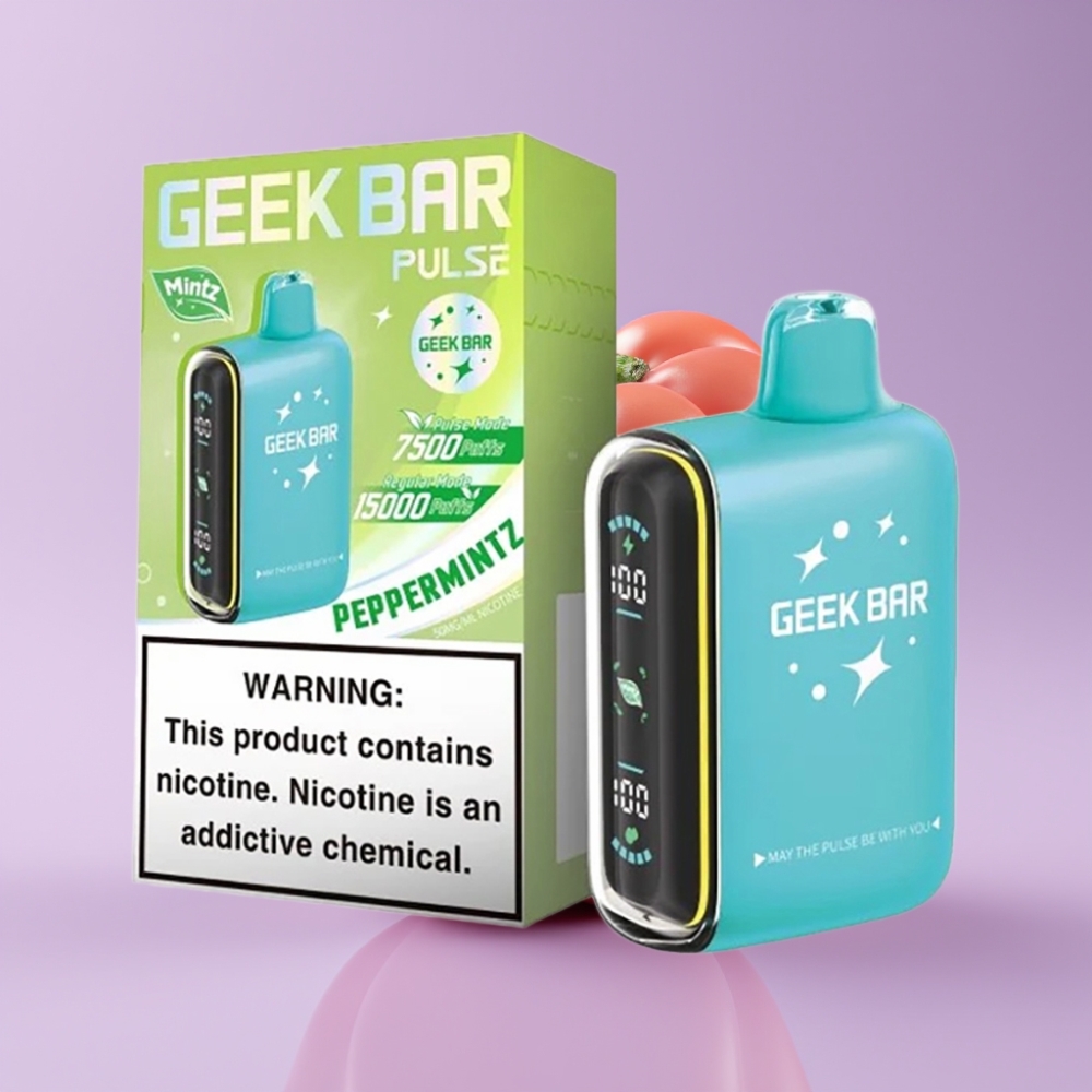 GEEK BAR Pulse 15000 Puffs Jednorázová E-cigareta Mátová Edice s 16ML a USB Type-C