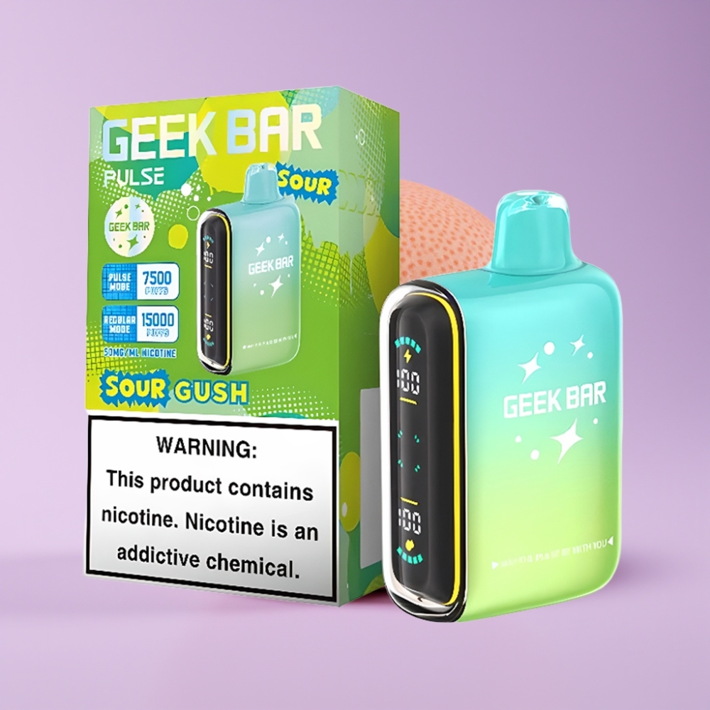 GEEK BAR Pulse 15000 Puffs Jednorázová Vape Kyselá Edice s 16ML