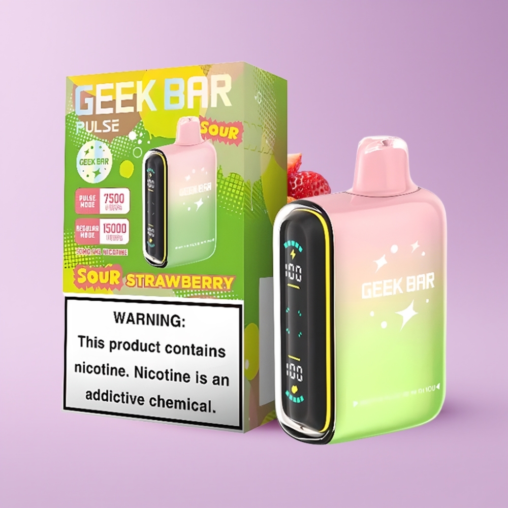 GEEK BAR Pulse 15000 Puffs Jednorázová Vape Kyselá Edice s 16ML