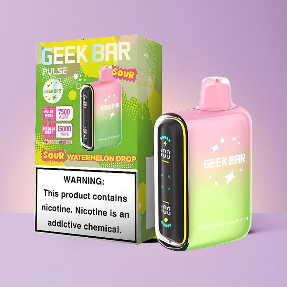 GEEK BAR Pulse 15000 Puffs Jednorázová Vape Kyselá Edice s 16ML