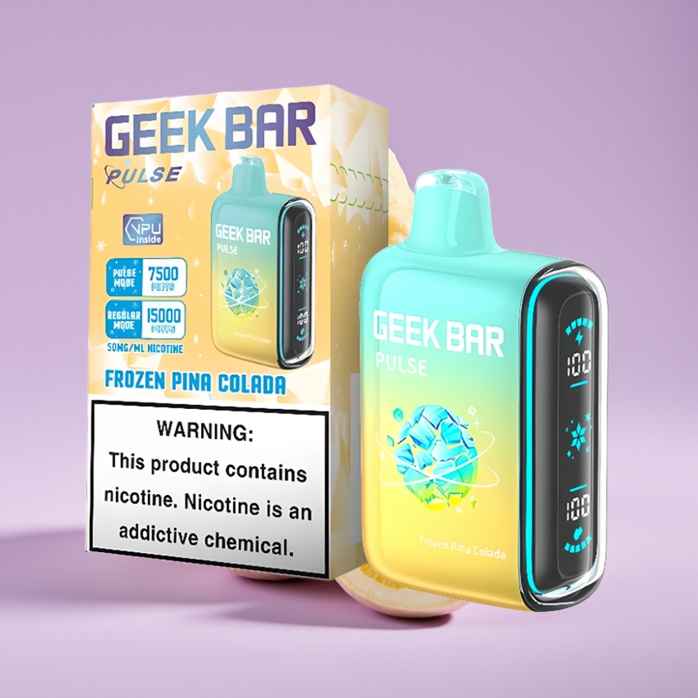 GEEK BAR Pulse 15000 Puffs Zmražená Edice s 16ML e-kapalinou a 5% nikotinu