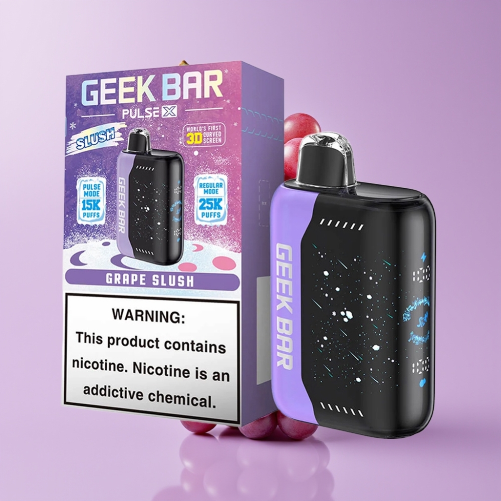 GEEK BAR Pulse X 25000 Puffs Disposable Vape Ovocná Dřeň Edice s 18mL kapalinou a USB Type-C