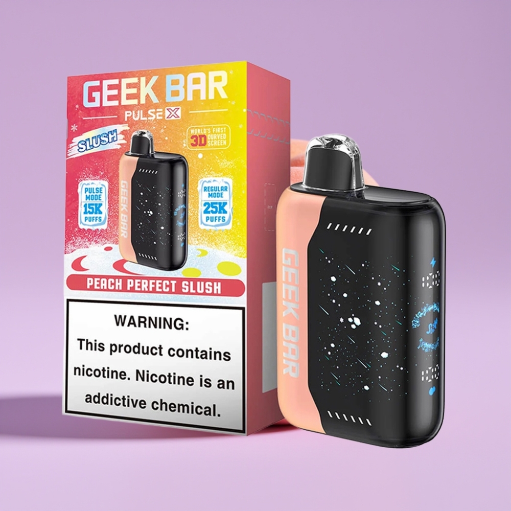 GEEK BAR Pulse X 25000 Puffs Disposable Vape Ovocná Dřeň Edice s 18mL kapalinou a USB Type-C