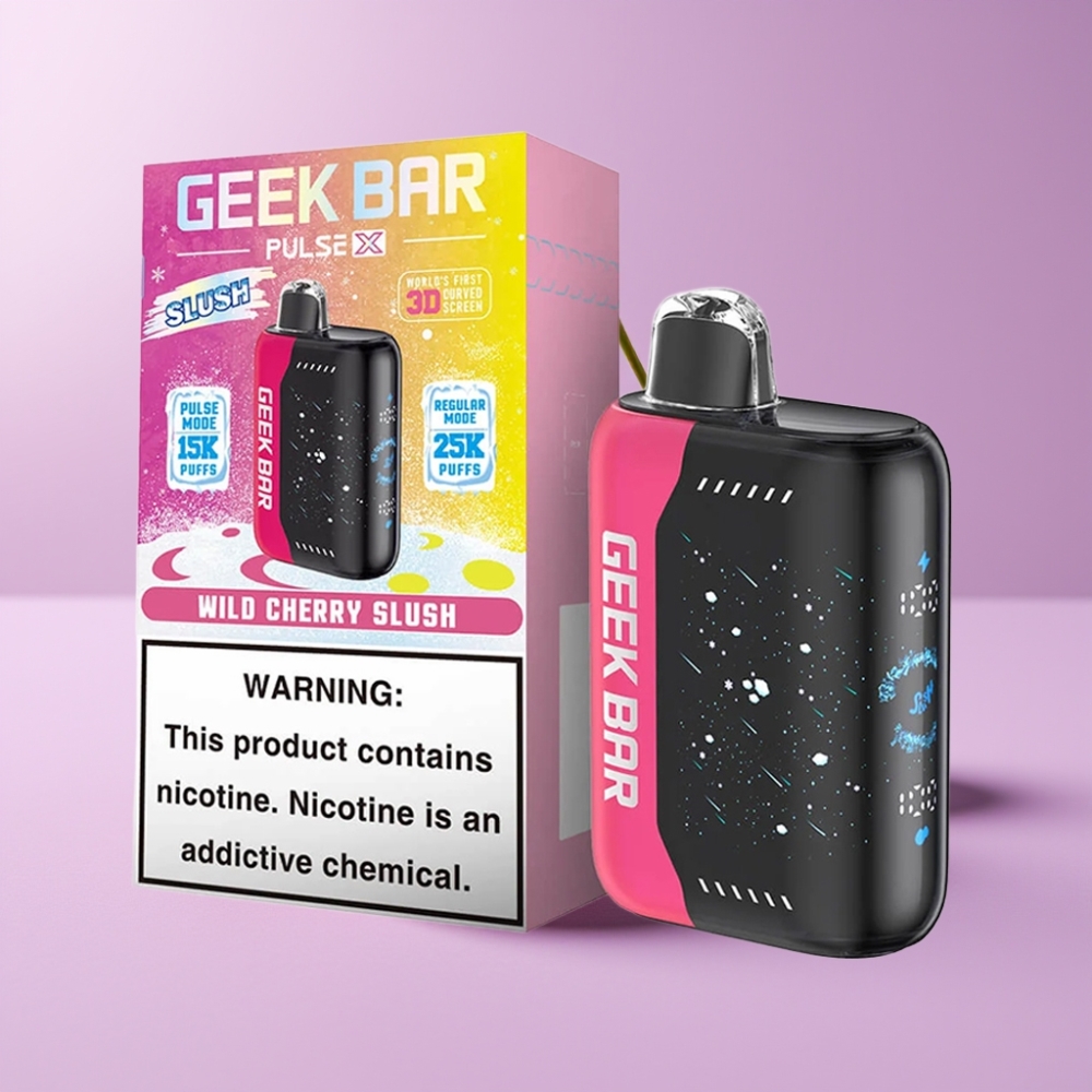 GEEK BAR Pulse X 25000 Puffs Disposable Vape Ovocná Dřeň Edice s 18mL kapalinou a USB Type-C