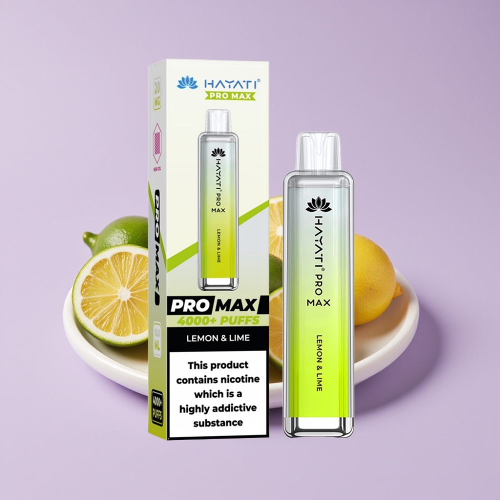 Hayati Pro Max 4000 Puffs Disposable Vape Citrón & Limetka s baterií 1400mAh