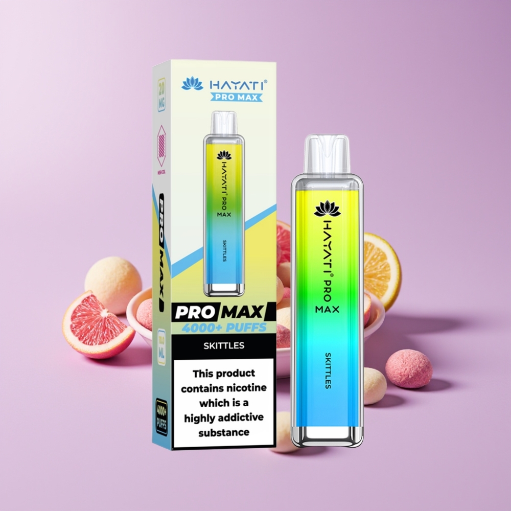 Hayati Pro Max 4000 Puffs Disposable Vape Duha s výkonnou baterií 1400mAh
