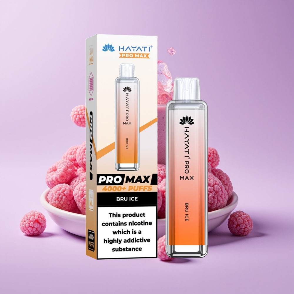 Hayati Pro Max 4000 Puffs Disposable Vape Ledový Bru