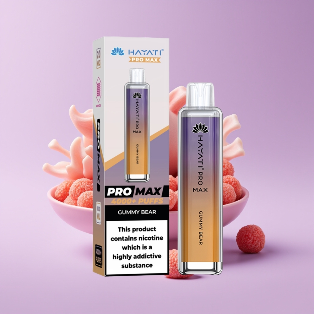 Hayati Pro Max 4000 Puffs Disposable Vape Medvídek Gumový