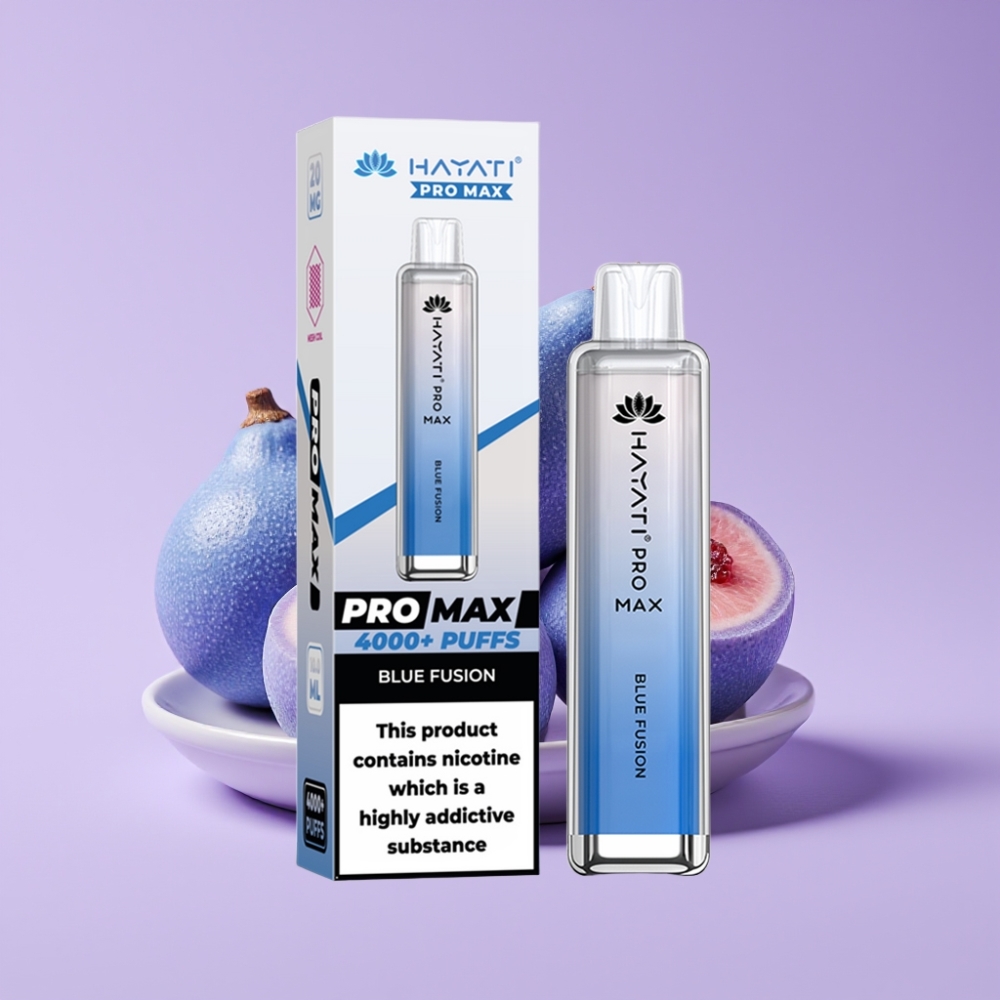 Hayati Pro Max 4000 Puffs Disposable Vape Modrá Fúze