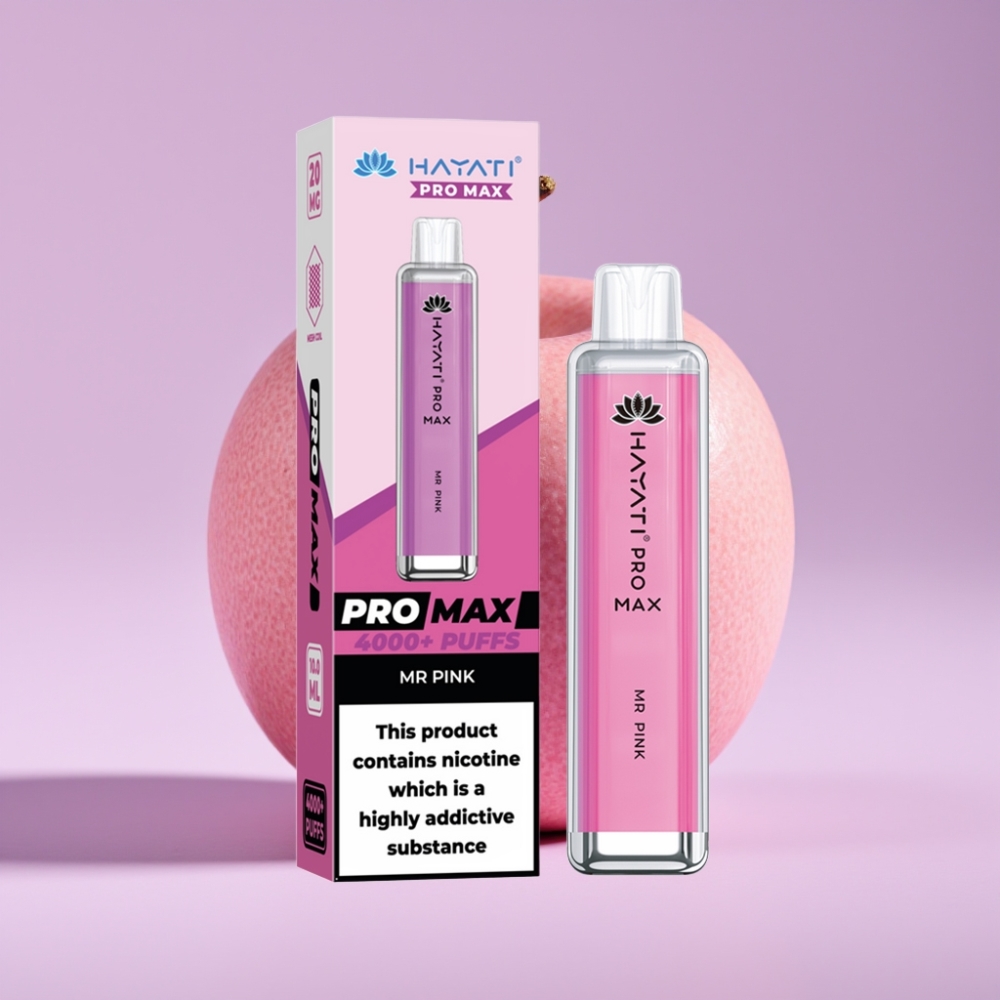 Hayati Pro Max 4000 Puffs Disposable Vape Pan Pink