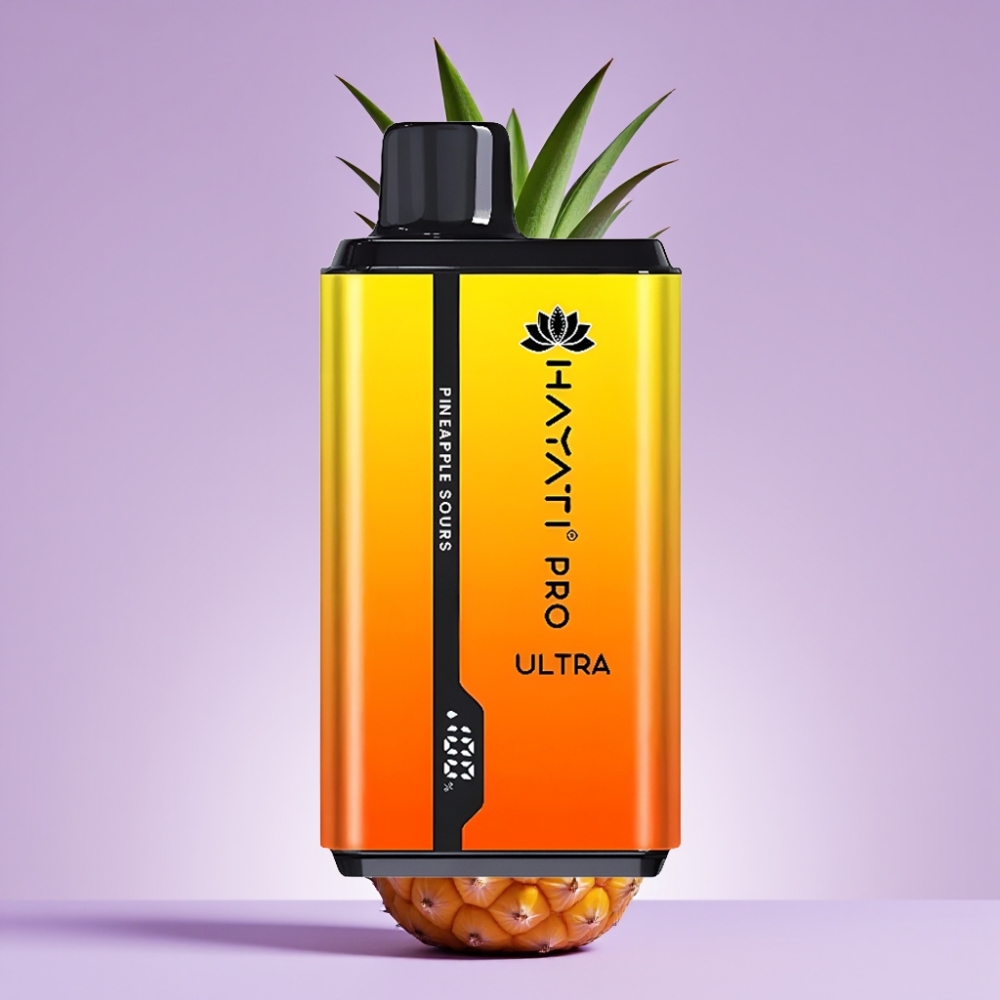 Hayati Pro Ultra 15000 Puffs Disposable Vape Ananasové kyselky a 49 příchutí