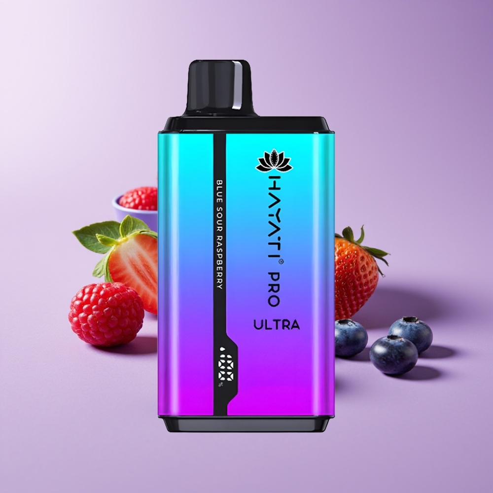 Hayati Pro Ultra 15000 Puffs Disposable Vape Borůvka Jahoda Mentol Malina Menthol