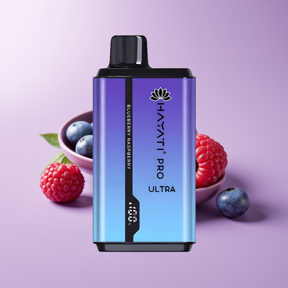 Hayati Pro Ultra 15000 Puffs Disposable Vape Borůvka Malina a 850mAh