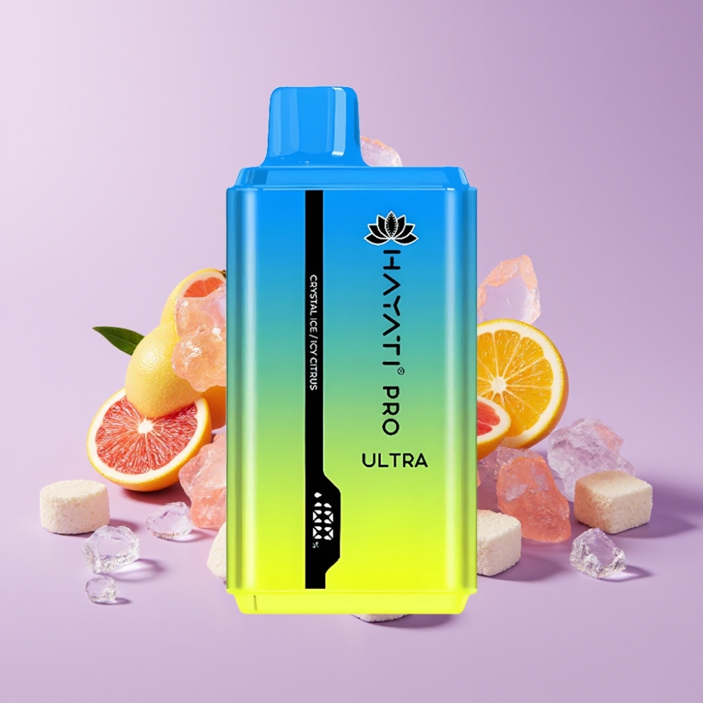 Hayati Pro Ultra 15000 Puffs Disposable Vape Ledový Citrus s 850mAh baterií
