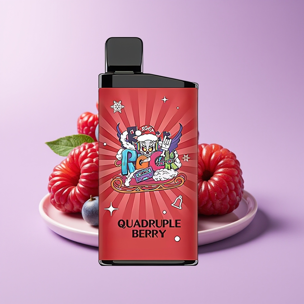 IGET Bar 3500 Puffs Disposable Vape Čtyřnásobné Bobule a 1400 mAh baterie
