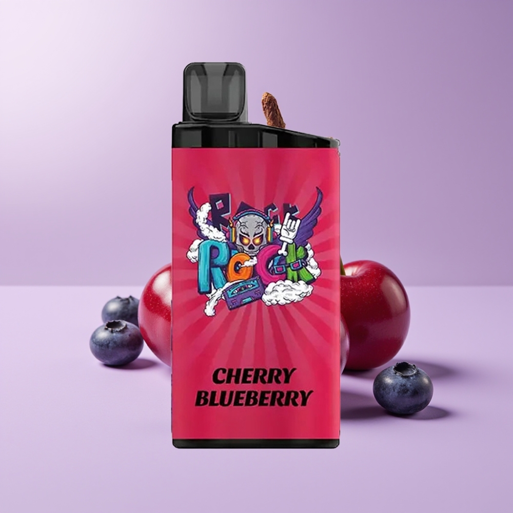 IGET Bar 3500 Puffs Jednorázová E-Cigareta Višeň Borůvka s 1400 mAh baterií
