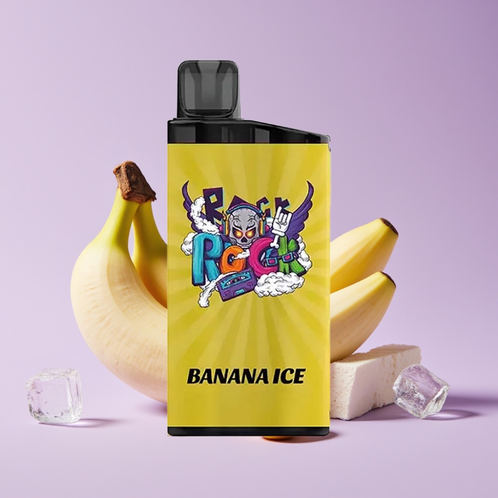 IGET Bar 3500 Puffs Jednorázová Vape Banánový Led s 1400 mAh baterií