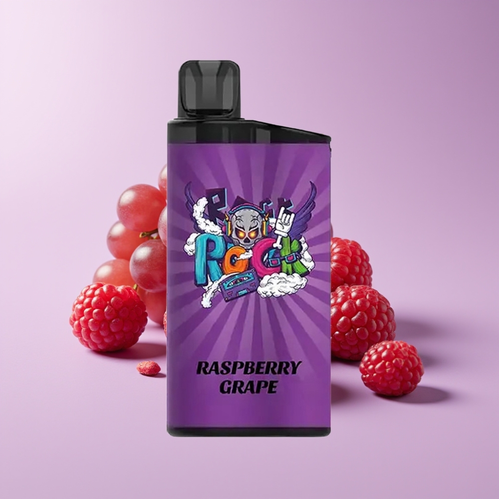 IGET Bar 3500 Puffs Jednorázová Vape Malina Hroznové Víno s baterií 1400 mAh
