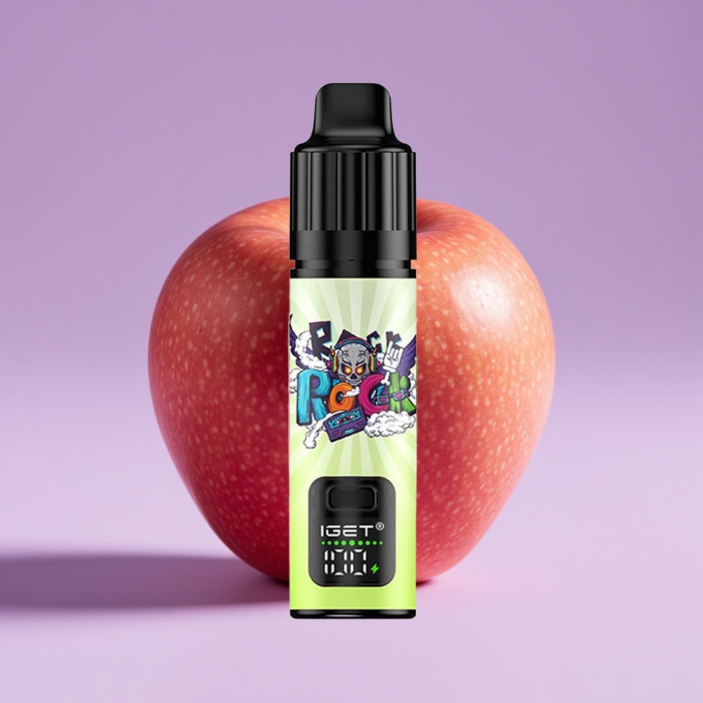 IGET BAR PLUS S3 POD 10000 Puffs Jednorázová E-cigareta Dvojité Jablko 18 ml