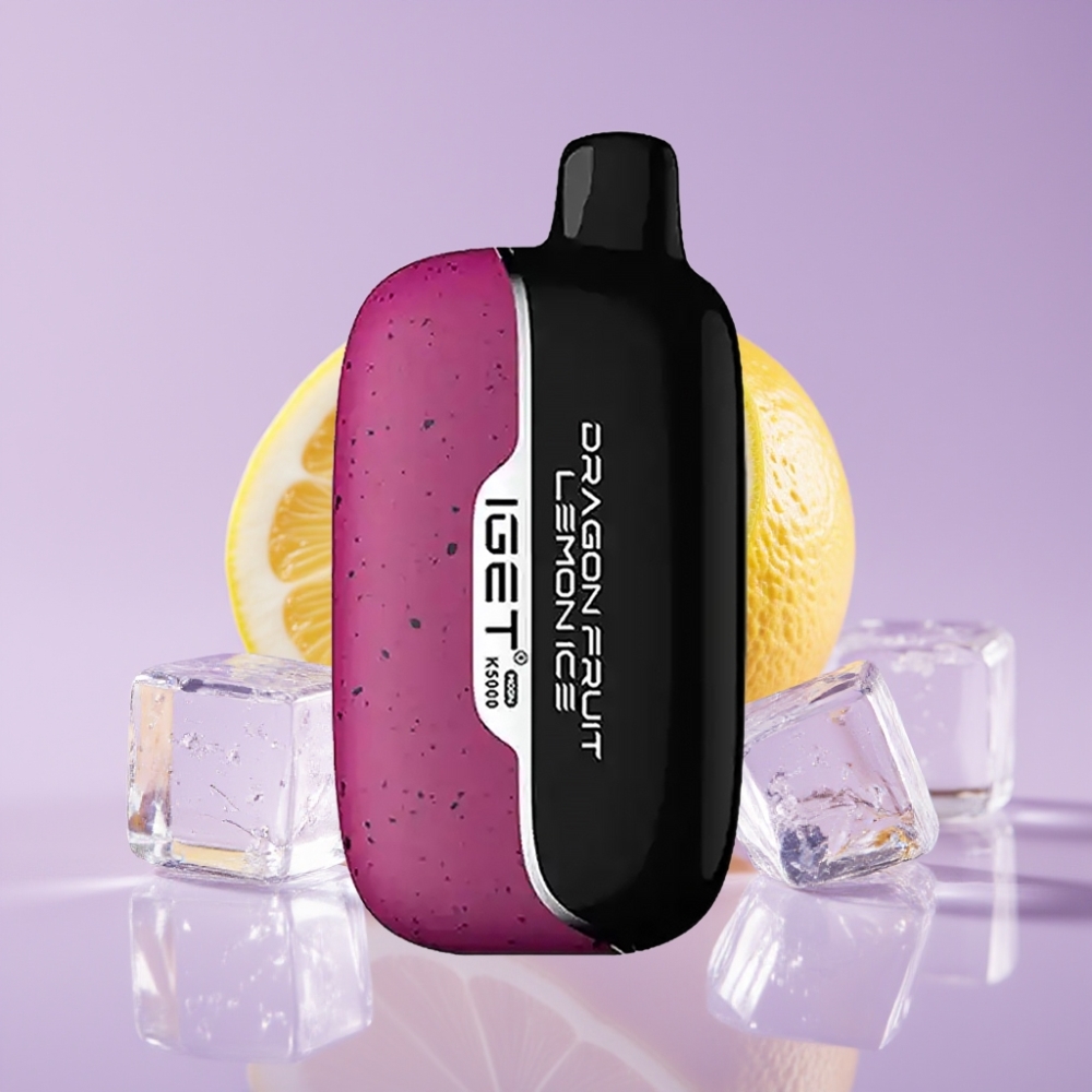 IGET Moon K5000 Puffs Disposable Vape Dračí Ovoce Citron Led 81,5 g