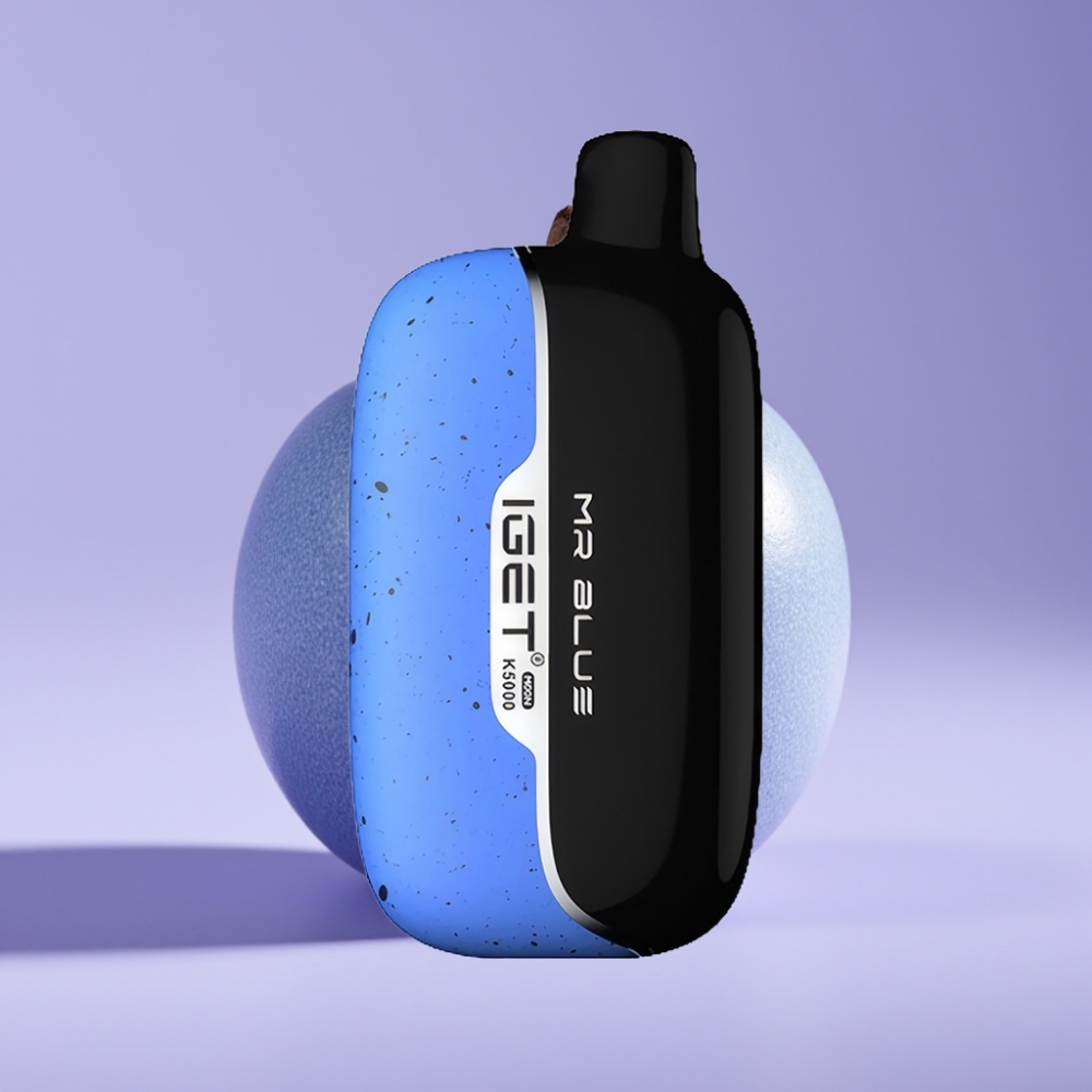 IGET Moon K5000 Puffs Disposable Vape Pan Modrý s Mesh Cívkou 1,35 Ohm