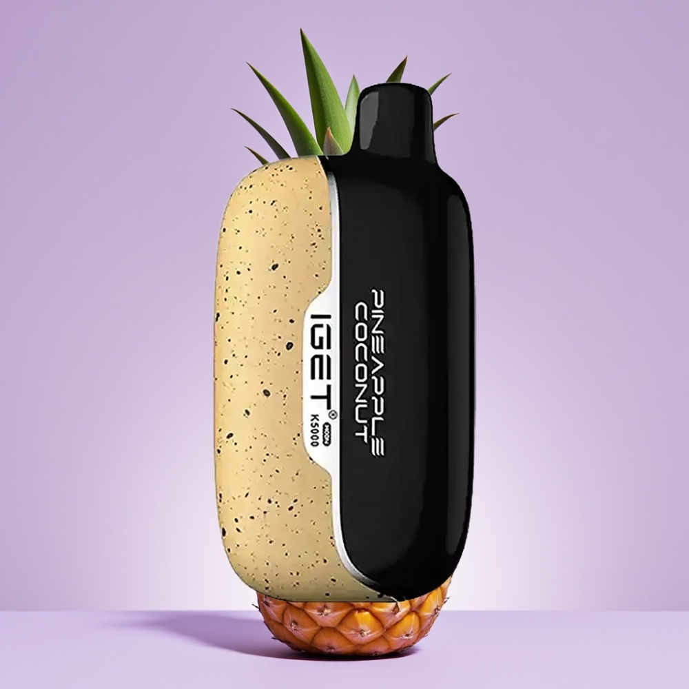 IGET Moon K5000 Puffs Jednorázová E-cigareta Ananas Kokos Do 5000 Potahů