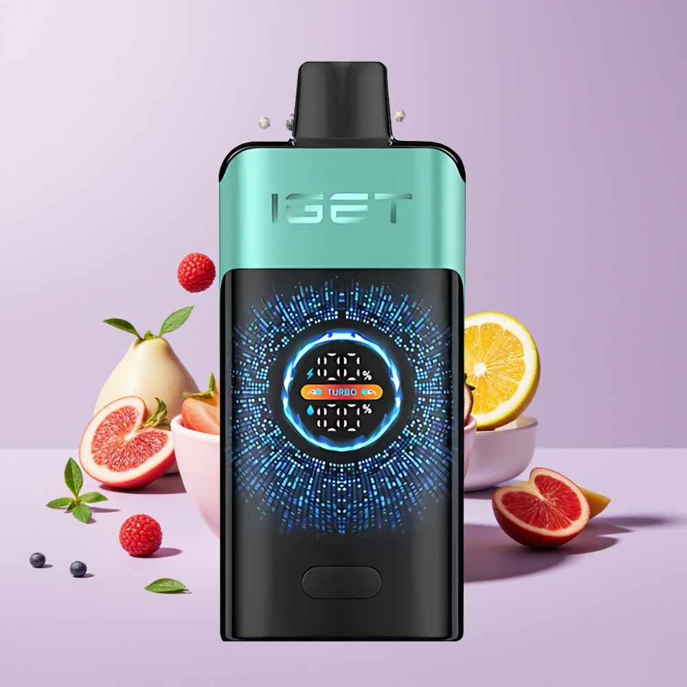 IGET ONE 12000 Puffs Disposable Vape Horský Pramen Mátový Led s Turbo Modulem
