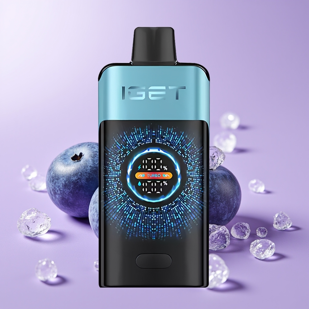 IGET ONE 12000 Puffs Jednorázová E-cigareta Borůvková Mraž s 2700 mAh baterií